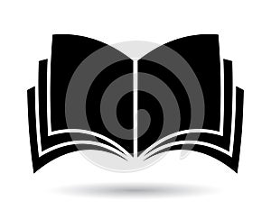 Open book simple icon