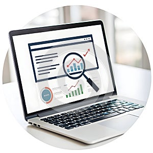 Web page analysis optimization icon