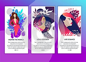 Web page design templates for beauty, spa, wellness photo