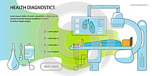 Web page for online medicine