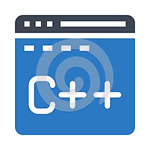 Web page file glyphs double color icon