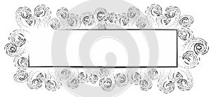 Web Page Logo Black Swirls