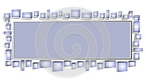 Web Page Logo Blue Squares