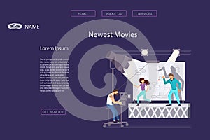 Web page Movie motion