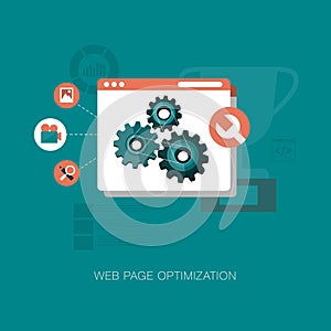 Web page optimization graphics
