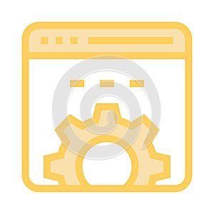 Web page Setting color line icon