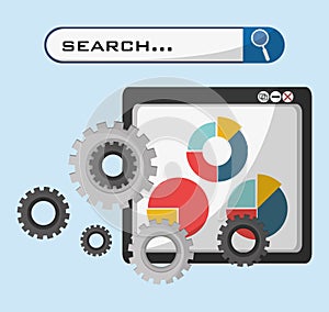 Web page technolgy search gear graph economy