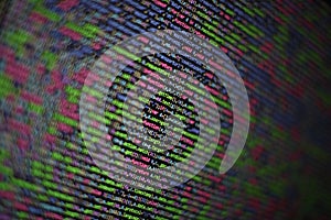 Web programming functions on laptop on laptop. IT business. Python code computer screen. Mobile application design Concept