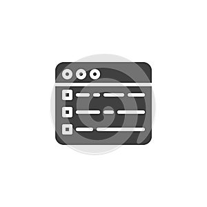 Web programming vector icon