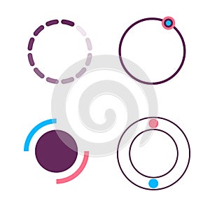 Web progress loader interface website icon load sign upload symbol internet element network shape vector illustration
