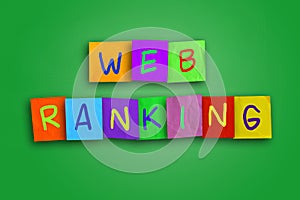 Web Ranking Internet Concept