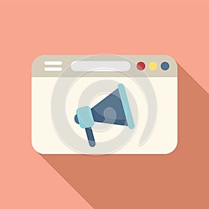 Web repost icon flat vector. Document data