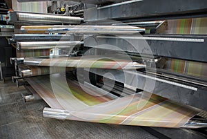 Web (rolls) offset press - Detail