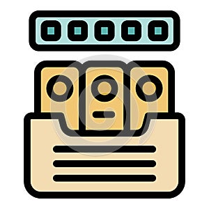 Web safety icon vector flat