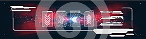 Sci Fi modern user interface elements. futuristic abstract HUD frame screen,