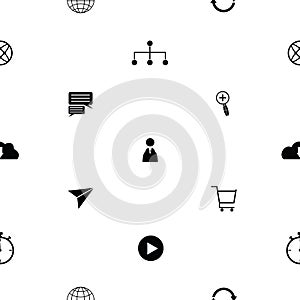 Web seamless pattern background icon