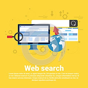 Web Search Digital Content Information Technology Business Web Banner