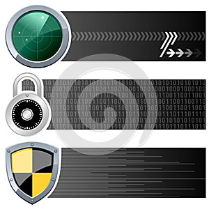 Web Security Horizontal Banners