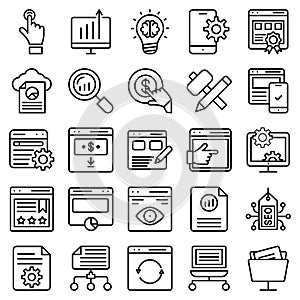 Web and seo Isolated Vector icon which can easily modify or edit
