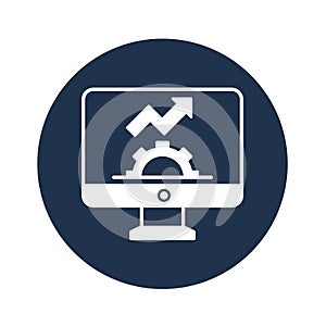 Web settings Vector icon which can easily modify or edit .