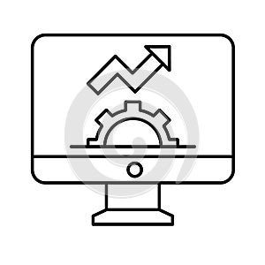 Web settings Vector icon which can easily modify or edit .