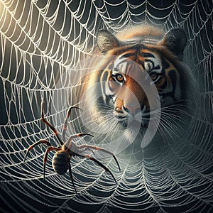 Web of Shadows: Tiger Trapped and Bitten photo