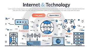 Web site header - Internet and Technology