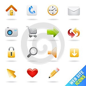 Web site icon set