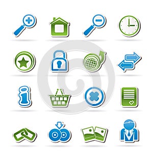 Web Site and Internet icons