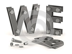 Web site under construction - bolts