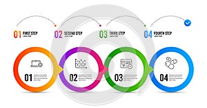 Web timer, Notebook service and Dot plot icons set. Capsule pill sign. Vector