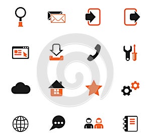 web tools icon set