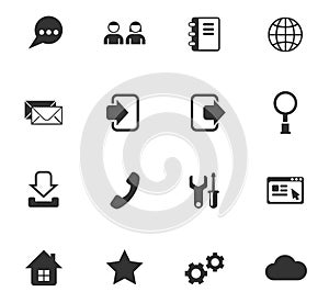Web tools icon set