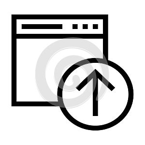 Web upload icon photo