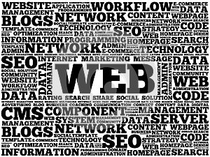 WEB word cloud