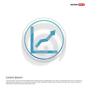 WebArrow Expand Icon, - white circle button