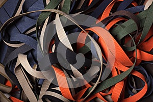 Webbing straps - line abstract.