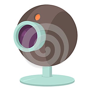 Webcam icon, cartoon style