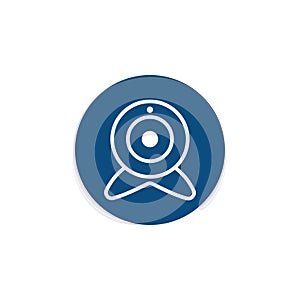 Webcam icon design template vector isolated