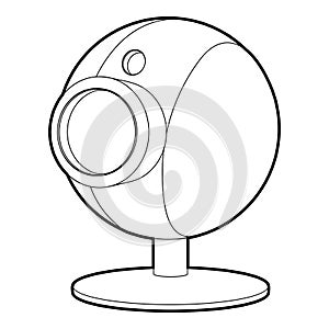 Webcam icon, isometric 3d style