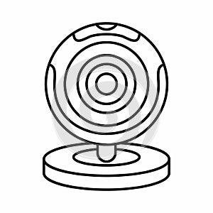 Webcam icon, outline style
