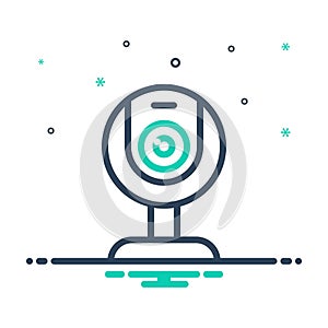 Mix icon for Webcam, camera and device