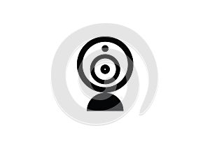 Webcam internet equpment computer camera digital techology symbol icon