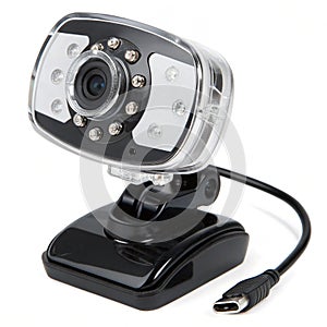 Webcam isolated on white background