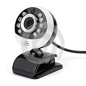 Webcam isolated on white background