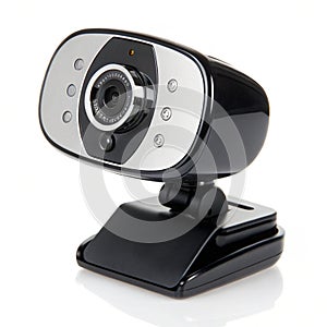 Webcam isolated on white background
