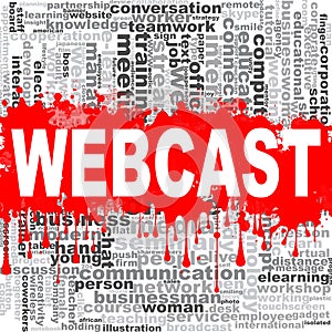 Webcast word cloud