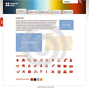 Webdesign template