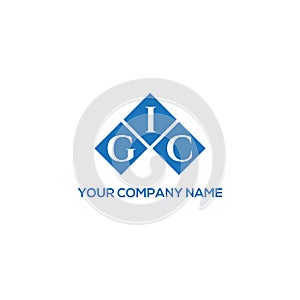 WebGIC letter logo design on WHITE background. GIC creative initials letter logo concept. GIC letter design.GIC letter logo design photo