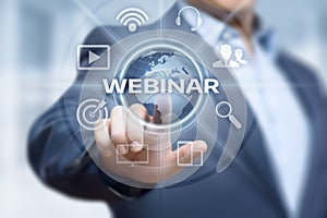 Webinar E-learning Training Business Internet Technology Concept